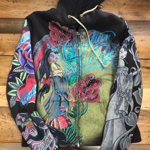 Christian Audigier Zip Hoodie